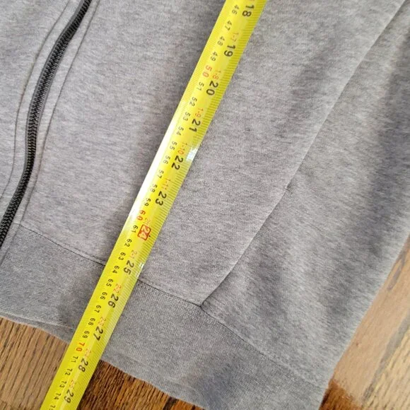 Nike Sportswear Gray Long Hoodie Women's Small Full Zip - Picture 12 of 12